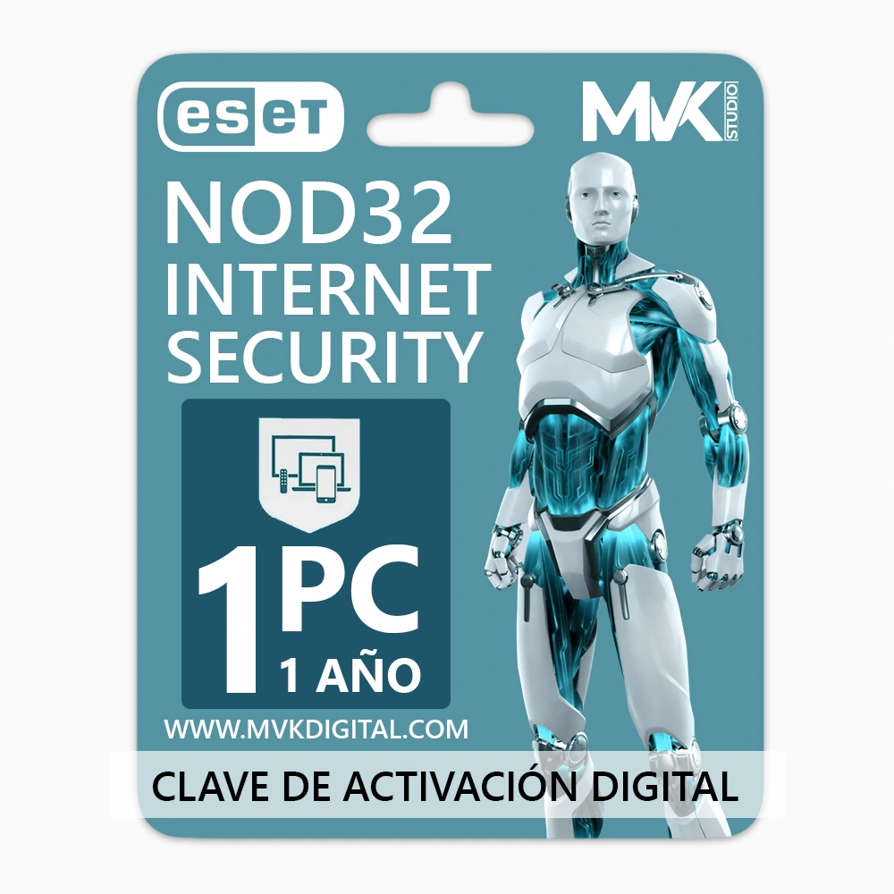 Antivirus ESET NOD32 Internet Security 1PC 1 Año
