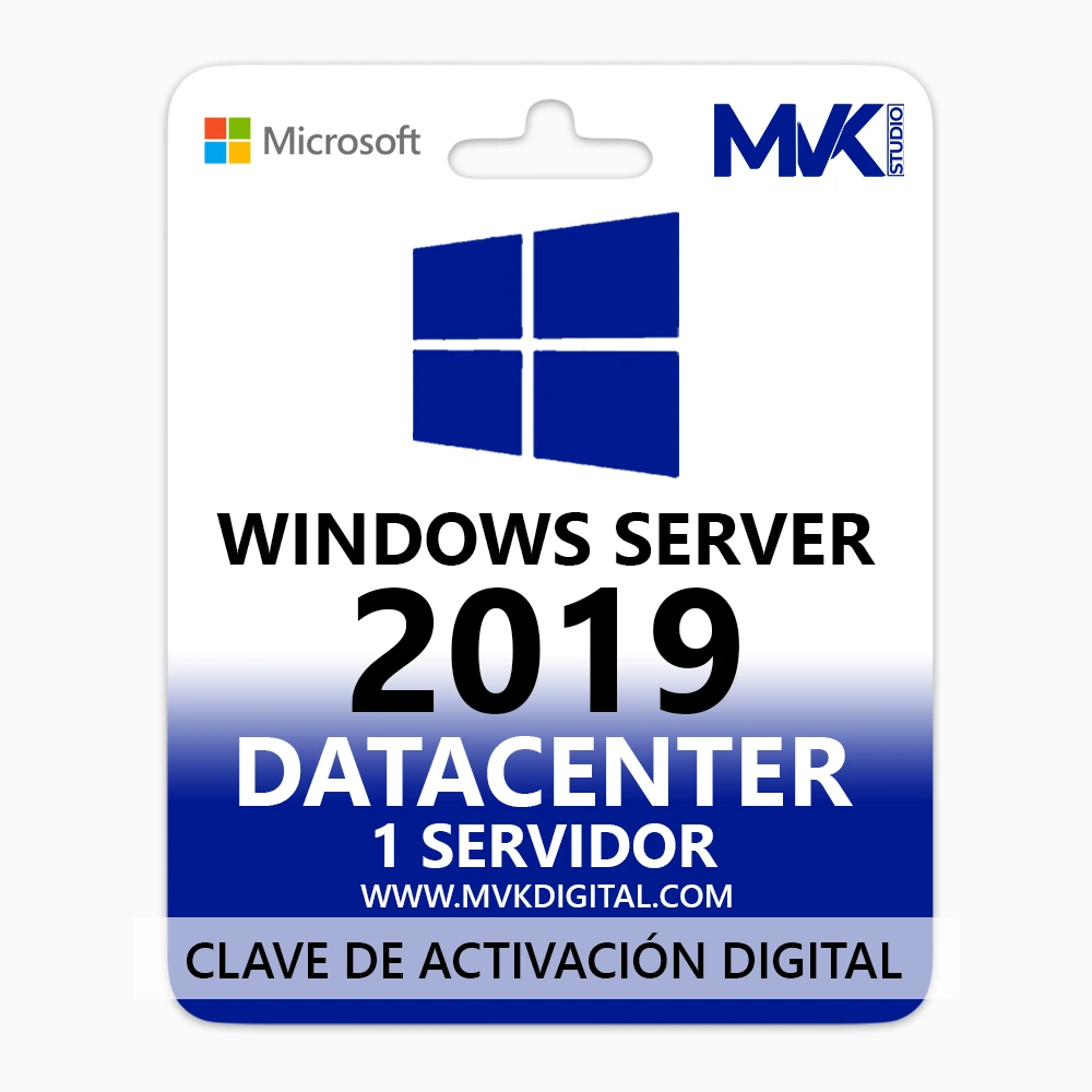 Licencia de Windows Server 2019 Datacenter