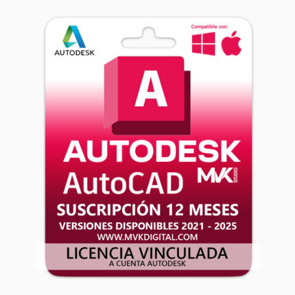 Licencia de AutoCAD Suscripción 12 Meses