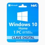 Licencia Windows 10 Home 1PC