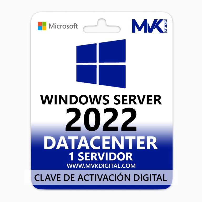 Licencia de Windows Server 2022 Datacenter - MVK Digital