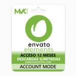 Acceso Envato Elements 12 Meses